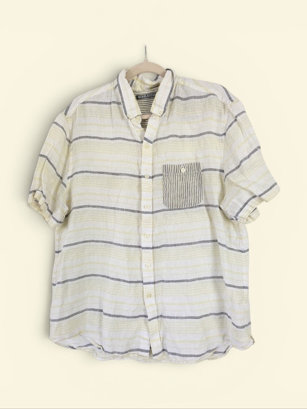 Michael Bastian button down 100% Linen Shirt